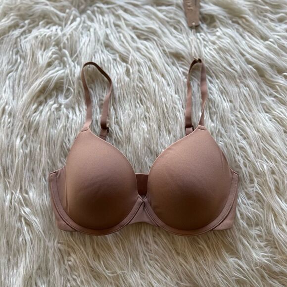 Skims Fits Everybody T-Shirt Bra Sienna Size 30D - Picture 4 of 8